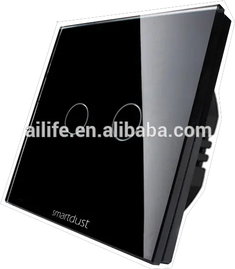  Newest Model White Glass Panel Euro 2 Gang High End Portable Png Glass Panel Png