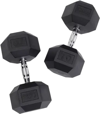  Dumbbells Png Rubber Coated Hex Dumbbells Dumbbell Dumbbell Dumbbell Transparent Background