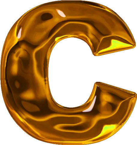  Letter C Png Gold Transparent Letter C Letter C Png