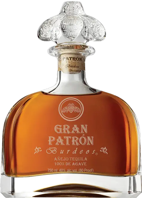  Patron Burdeos Tequila 750ml Gran Patron Burdeos Anejo Tequila Png Patron Bottle Png