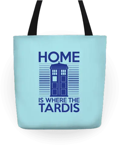  Home Is Where The Tardis Tote Bag Lookhuman Tote Bag Png Tardis Png