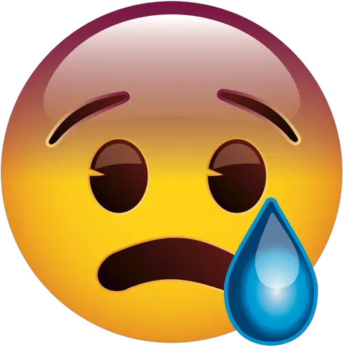  Emoji U2013 The Official Brand Anxious Face With Sweat Fitz Smiley Png Sweat Emoji Png