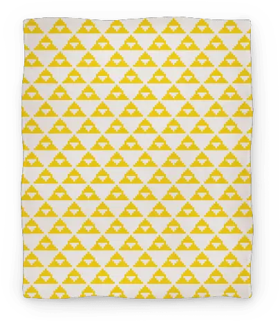  Pixel Triforce Blanket Blankets Lookhuman Motif Png Triforce Png