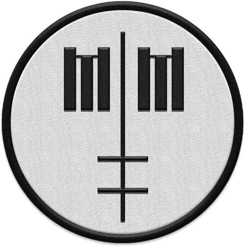  Marilyn Manson Heaven Upside Down Patch Dot Png Marilyn Manson Logos