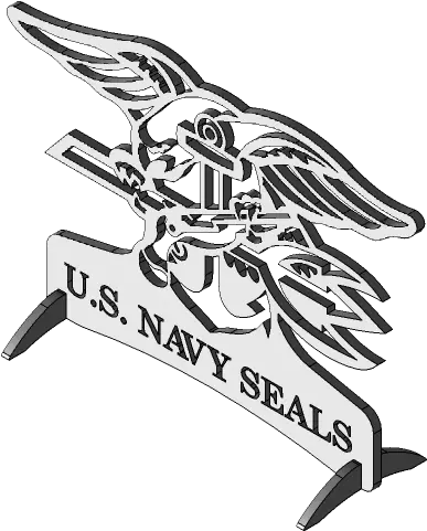  Us Navy Seals 3d Cad Model Library Grabcad Automotive Decal Png Navy Seal Png