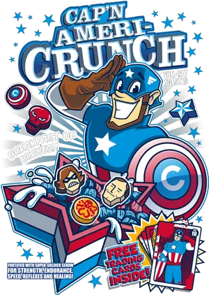  Download Capn Ameri Crunch T Shirt Cap N Ameri Crunch Png Steve Rogers Png