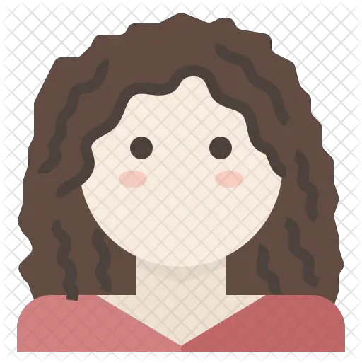  Curly Curly Girl Icon Png Curly Hair Png