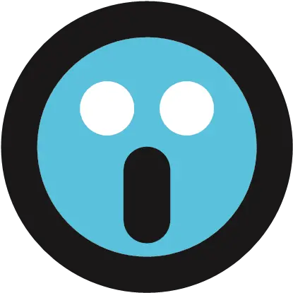  Frightened Ghost Horror Scarred Icon Fat Face Png Ghost Emoji Png