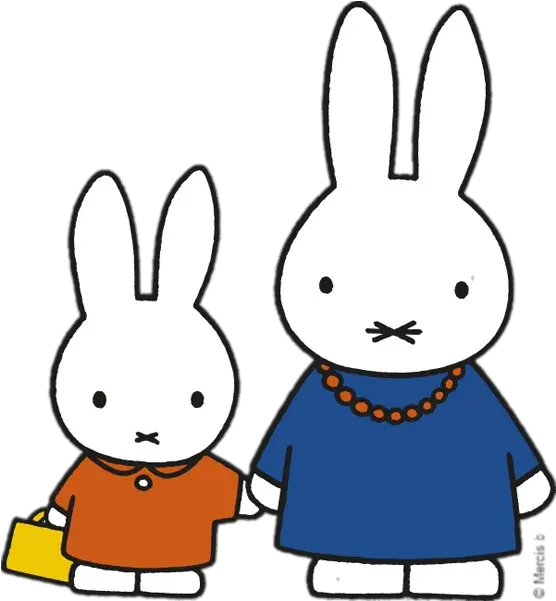  Miffy And Mother Bunny Transparent Png Cartoon Bunny Miffy Mom And Dad Bunny Transparent