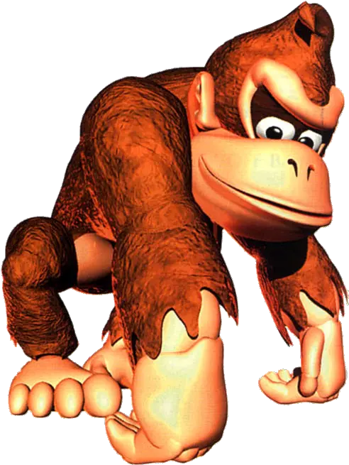  Gorilla Clipart Footprint Transparent Donkey Kong Country Donkey Kong Png Donkey Kong Transparent