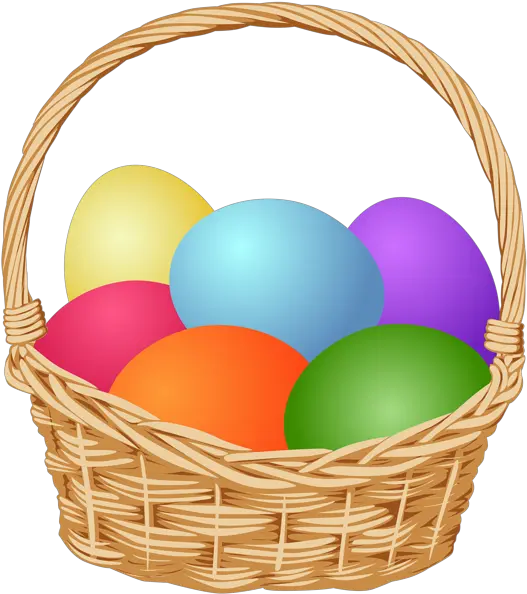  Easter Basket Clipart Free Png Image Easter Egg Basket Clipart Easter Basket Transparent