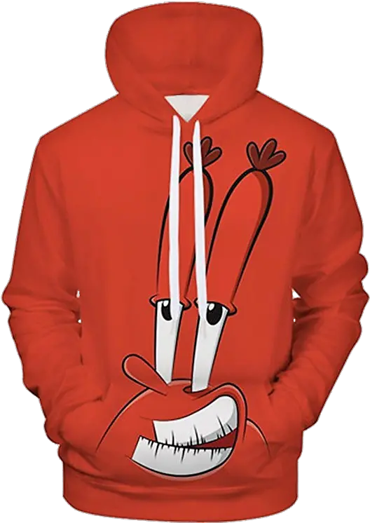  Mr Krabs Krusty Krab Spongebob Squarepants 3d Hoodie Mr Krabs Sweatshirt Png Mr Krabs Png