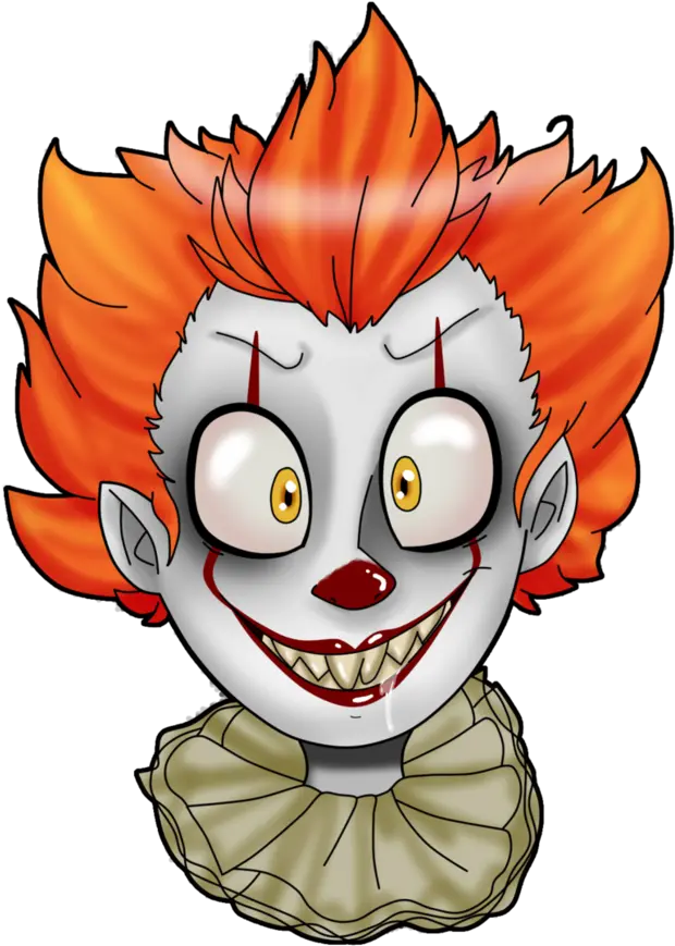  Library Of It A Coisa Clipart Free Png Pennywise Fan Art Cute Pennywise Transparent