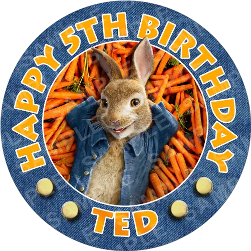  Peter Rabbit Edible Cake Topper New Peter Rabbit Png Peter Rabbit Png