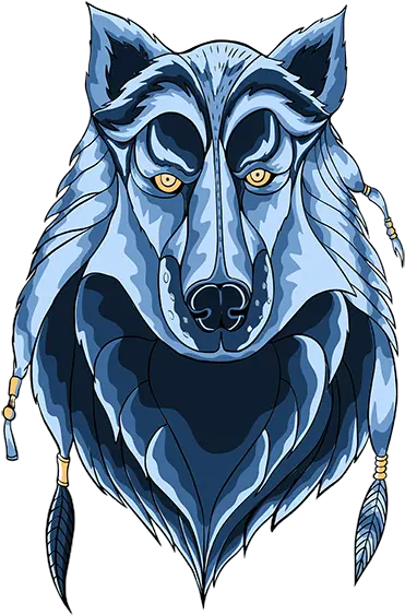  T Illustration Png Wolf Face Png