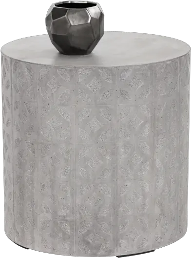  Imani Side Table This Cylindrical Concrete Is Side Table Concrete Png Concrete Texture Png