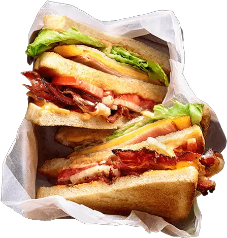  Burgerista Club Sandwich Full Size Png Download Seekpng Fast Food Subway Sandwich Png