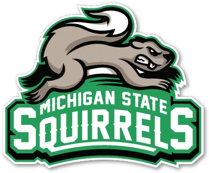  Squirrels Logo Transparent Png Image Language Michigan State Logo Png