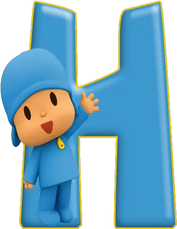  Letras Del Abecedario Con Pocoyó Animado Png Pocoyo