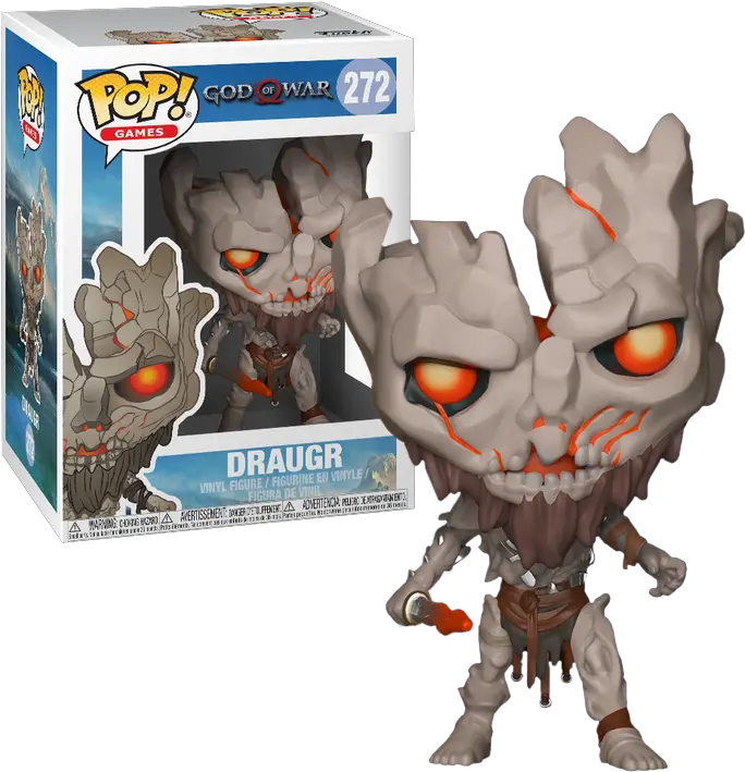  God Of War 2018 Draugr Pop Vinyl Figure Funko God Of War Png God Of War Logo Png