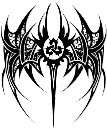  Wings Tattoo Png High Quality Image Png Arts Biohazard Tribal Tattoo Tribal Tattoos Png