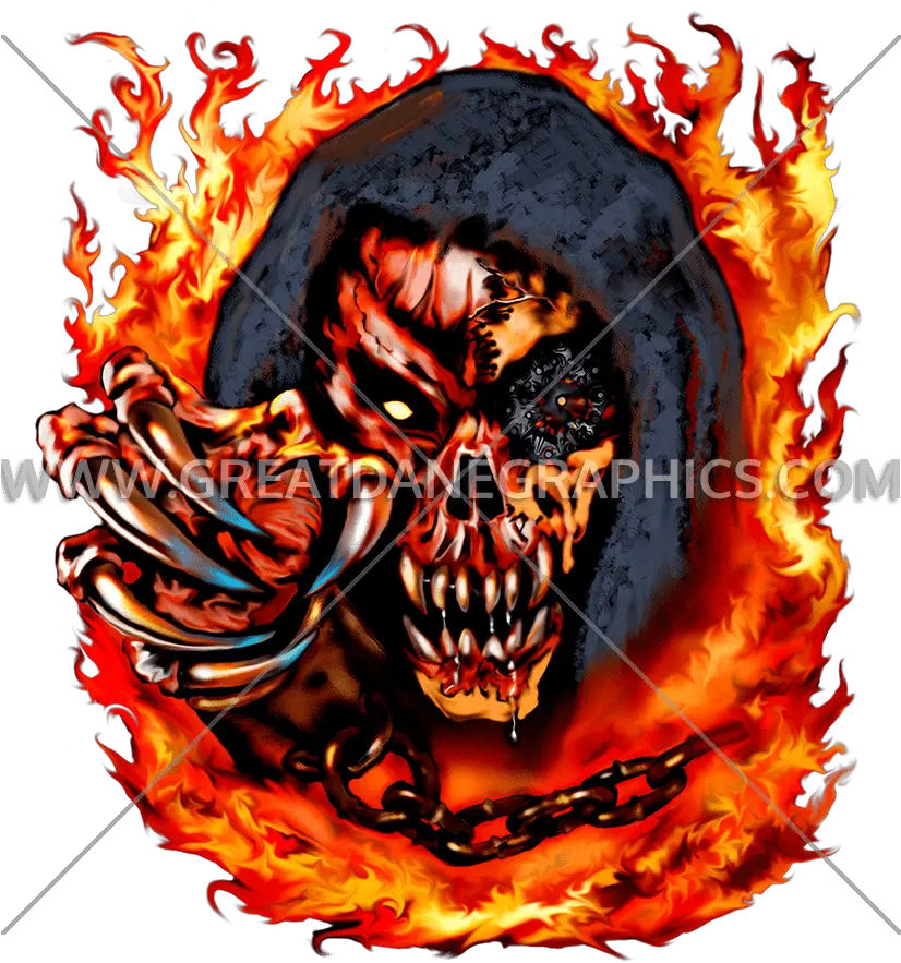  Demon Skull Production Ready Artwork For T Shirt Printing Portable Network Graphics Png Demon Transparent Background