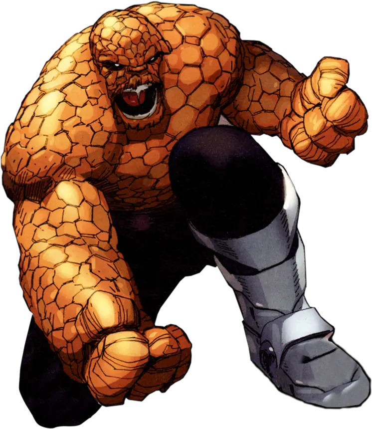  The Thing Vs Iron Fist And Luke Cage Fantastic Four Dwayne Johnson Thing Png Luke Cage Png