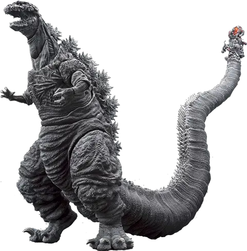  Godzilla The Fourth Frozen Version Collectible Figure By Bandai Sh Monsterarts Shin Godzilla Png Godzilla Transparent