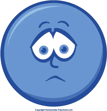  Download Blur Clipart Sad Face Circle Png Sad Face Transparent