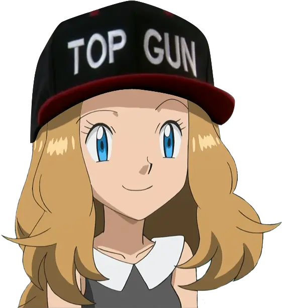  Full Size Png Image Pokemon Serena Long Hair Top Gun Png