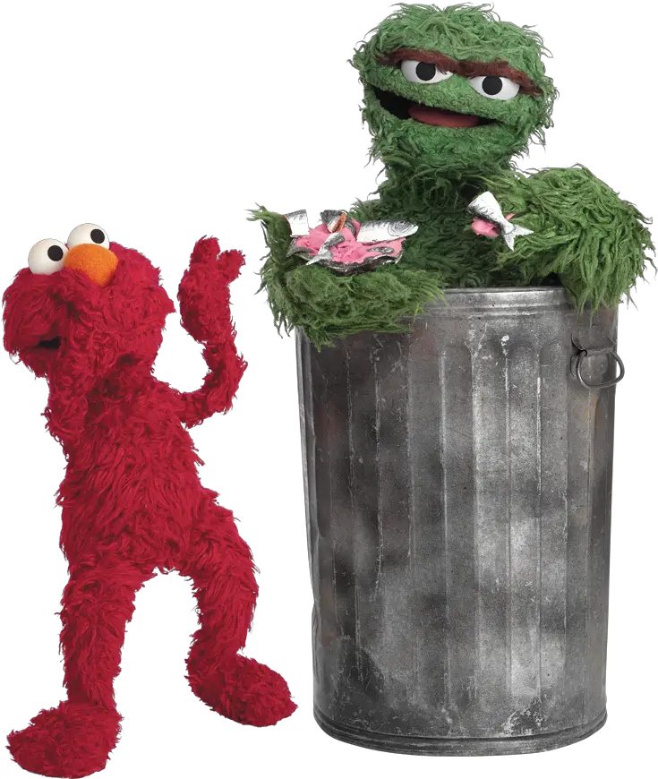  Elmo Oscar The Grouch And Elmo Png Elmo Transparent