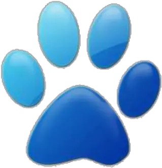  Blue Paw Print Roblox Puppy Paw Transparent Background Png Paw Print Logo