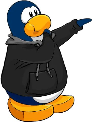  Im Going To Give Out Some Hoodies Cutouts For Your Club Club Penguin Black Hoodie Cutouts Png Club Penguin Png