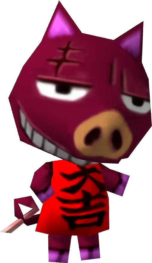  Animal Crossing New Leaf Curtis Animal Crossing New Leaf Rasher Png Animal Crossing Png