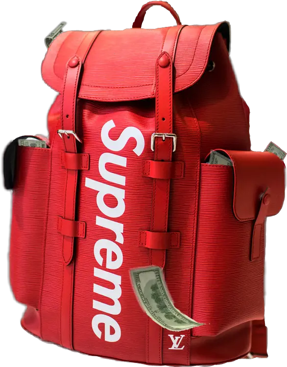  Library Of Backpack With Money Picture Supreme Louis Vuitton Men Bag Png Backpack Transparent Background