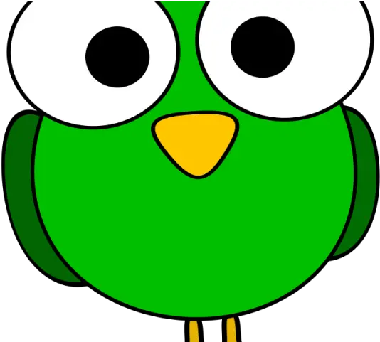  Green Eyes Clipart Large Eye Cute Green Bird Cartoon Png Funny Eyes Png