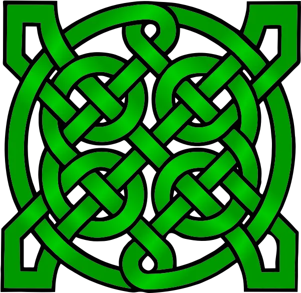  Dark Green Celtic Mandala Vector Clip Green Celtic Knot Free Png Mandala Vector Png