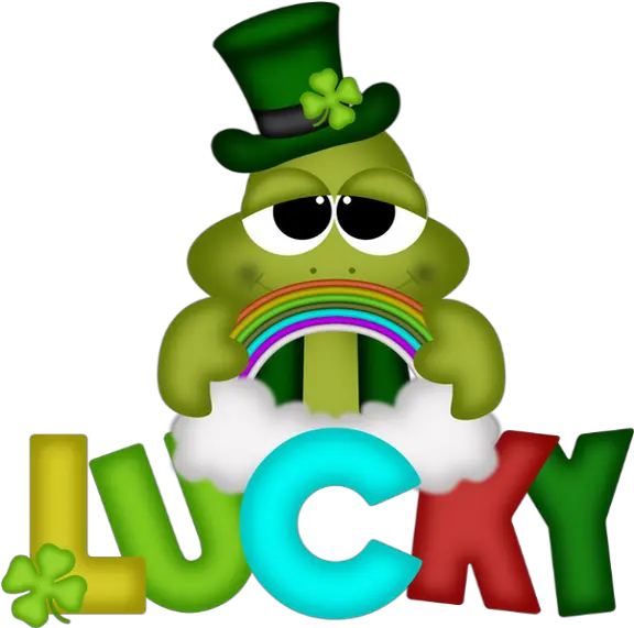  Tube St Patrick Grenouille Png Lucky Frog Clipart Clip Art Frog Clipart Png