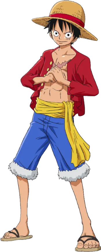  One Piece Straw Hat Monkey D Luffy Characters Tv Tropes Monkey D Luffy Full Body Png Luffy Png