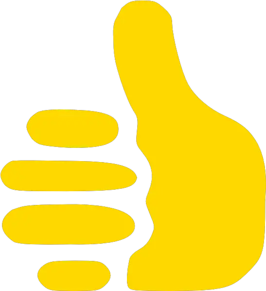  Yellow Thumbs Up Clip Art Vector Clip Art Sign Language Png Thumbs Up Icon