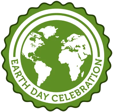  Earth Day Round Badge World Map Png Circle Earth Day Logo