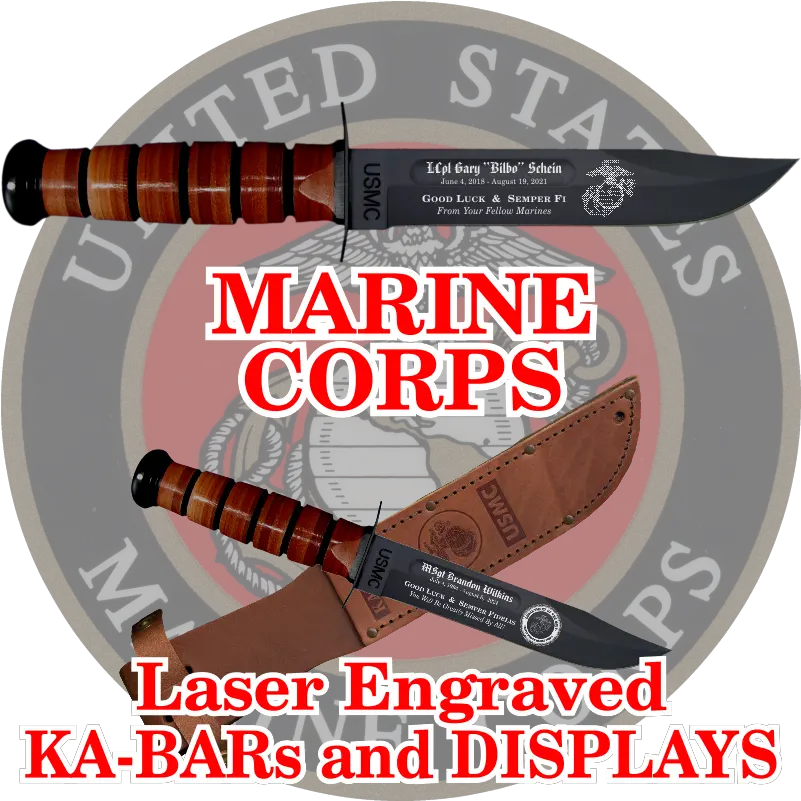  Marine Corps Ka Bars And Displays U2013 Bufu0027s Collectible Weapon Png Marine Corps Buddy Icon