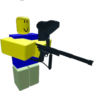  Noob Holding Gun Roblox Noob With Gun Png Holding Gun Png