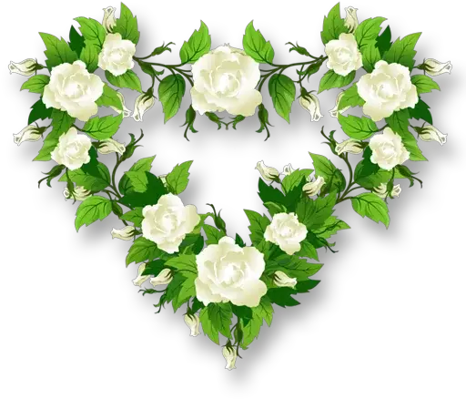  Rose Heart Png Transparent Image Rosas Brancas Em Png Rose Heart Png