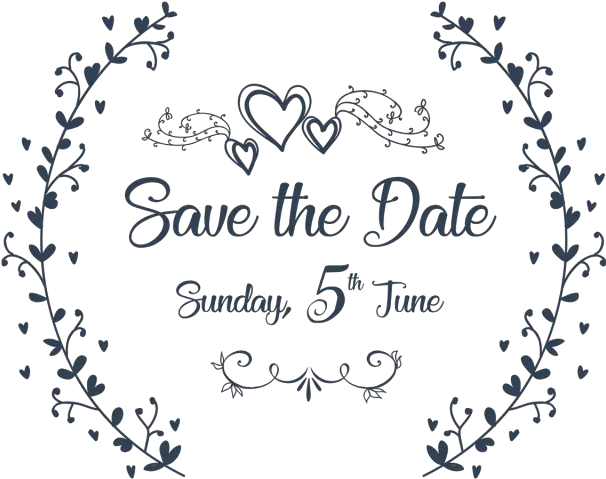  Typography Vector Save The Date Wedding Png Save The Date Save The Date Png