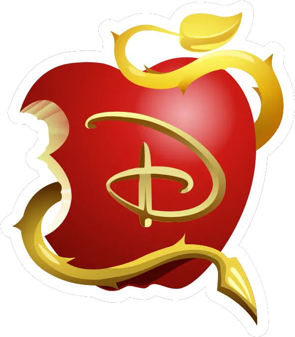  Descendants Apple Logo Sticker Sticker Mania Transparent Descendants Apple Logo Png Images Of Apple Logo