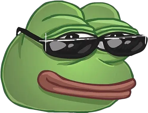  Frog Meme Transparent Images Png Ez Twitch Emote Png Meme Glasses Transparent