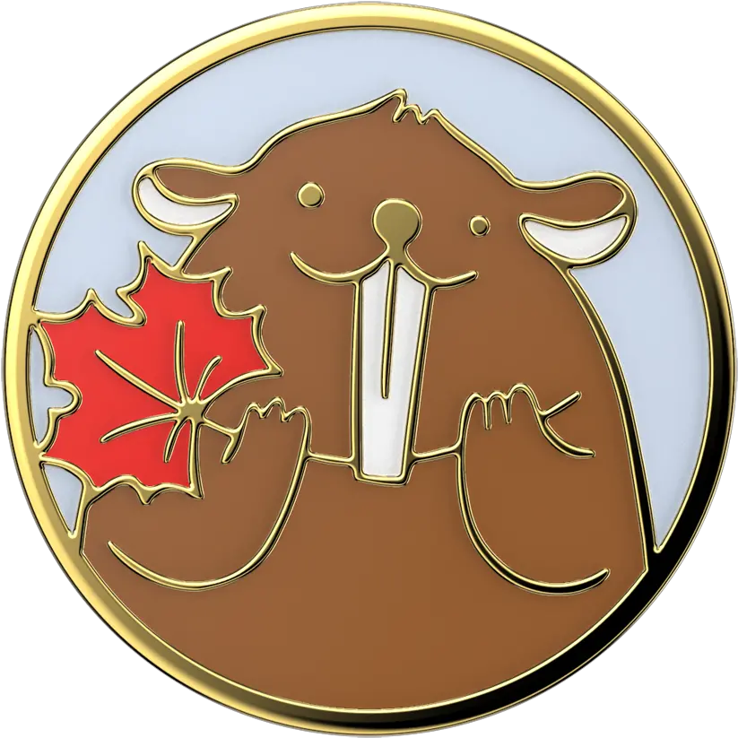  Enamel Beaver Buddy Popgrip Popsockets Official National Science Centre Png Make Animated Buddy Icon