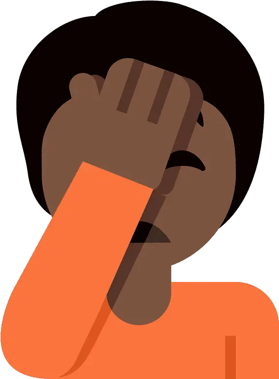  Person Facepalming Emoji Clipart Free Download Transparent Facepalm Emoji Man Png Facepalm Emoji Png