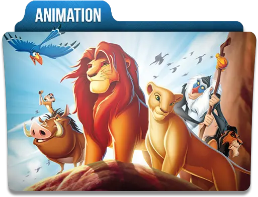  Download Animation Folder Icon Png Lion King Cartoon Simba Animation Folder Folder Icon Download